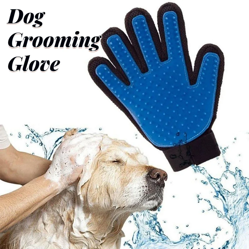 

Dog Grooming Glove for cats wool glove Pet Hair Deshedding Brush Comb Glove For Pet Dog Cleaning Massage Hair Removal