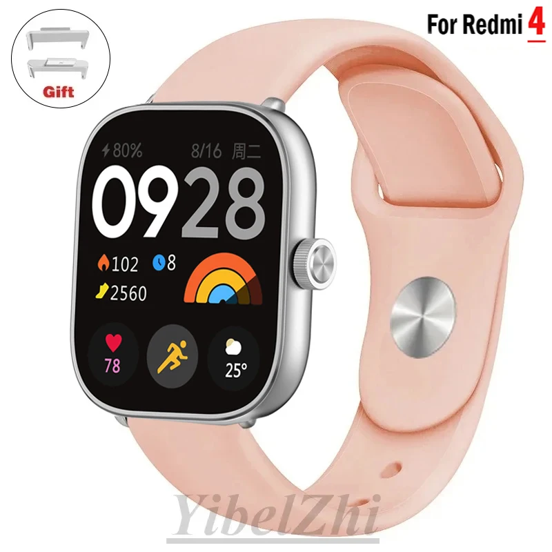 Soft Silicone Sport Bracelet Strap for Smartwatch Wristband Accessories