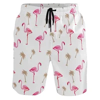 Animal Dog Flamingo Duck 3D Print Beach Shorts Men Kids Summer Swim Trunks Quick Dry Surf Board Shorts Street Short Pants 1