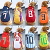 Spring and Summer Pet Dog Sweatshirt Vest Puppy Costume Jersey