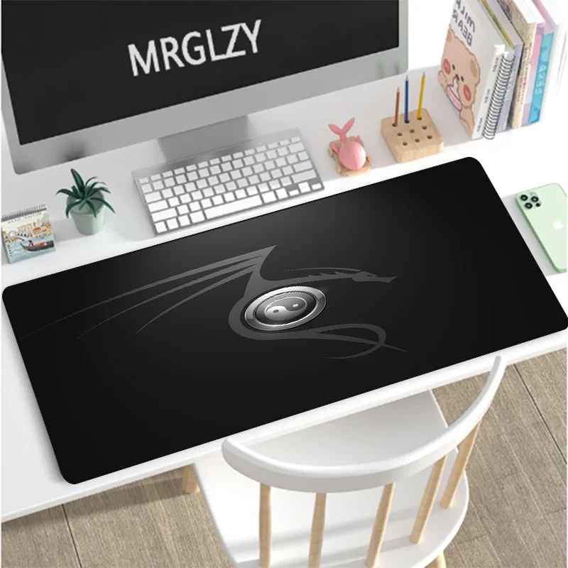 

Desk Mat Kali Linux Mouse Pad Gamer Accessories Large pc Mause Pads Gaming Keyboard MousePad Computer Pad Carpet Black Laptop Xl