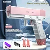 2024 Summer Hot M416 Water Gun Electric Pistol Shooting Toy Full Automatic Outdoor Beach Toy For Kids Pistola De Agua Gift 2
