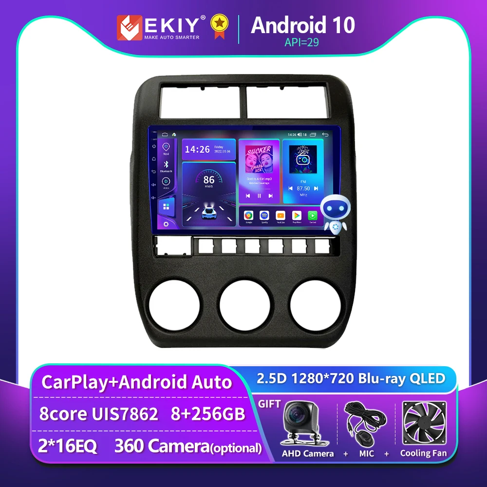 EKIY T900 Android Radio CarPlay Screen For Honda