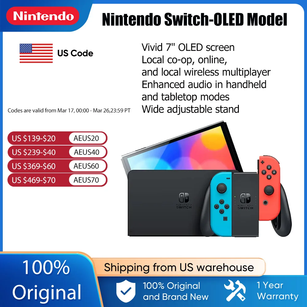 Nintendo Switch OLED Model Video Game Console