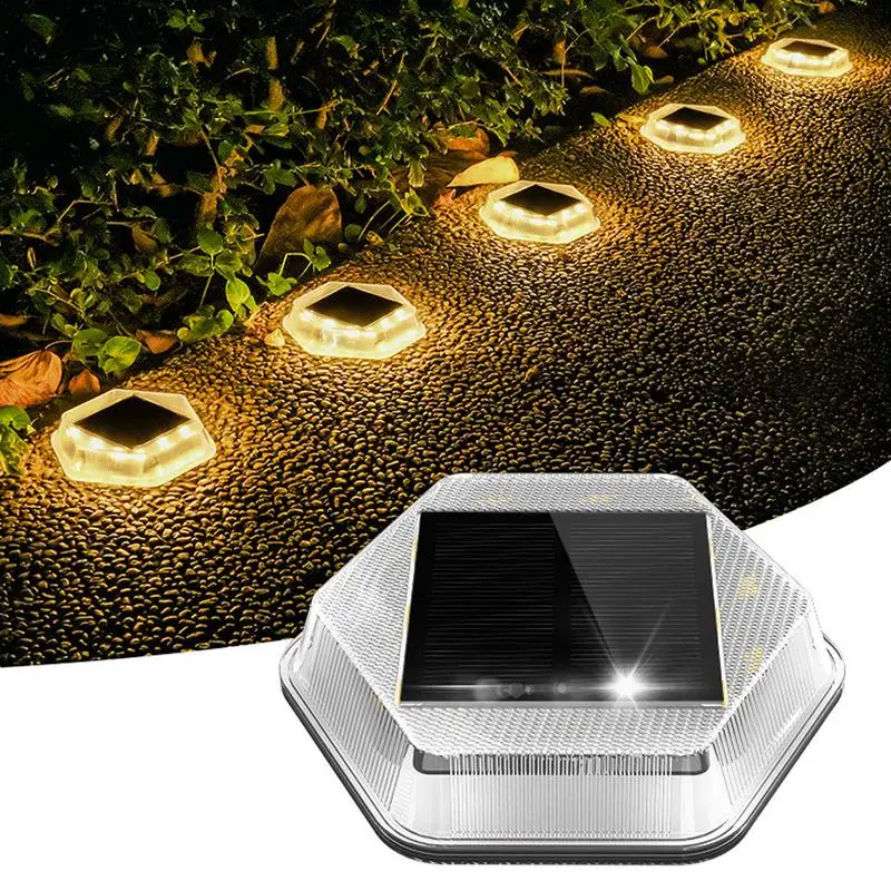 Solar Underground Lamps Ground Lights Outdoor Decorations LED Solar Garden Lights Waterproof Decorative Lights For Lawn Patio