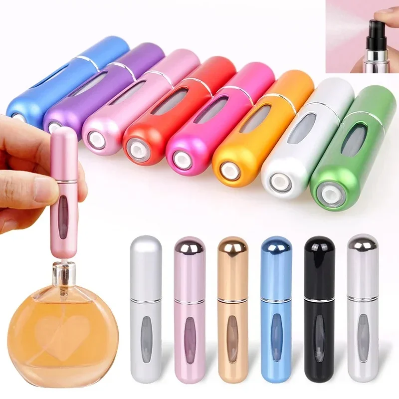 Perfume Bottle 5ml Bottom Charge Refillable for Cosmetics Spray