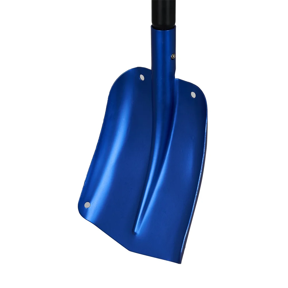 Outdoor Retractable Snow Shovel Winter Garden Snow Remover Tool Aluminum Alloy Multi-Purpose Folding Emergency Shovel Light