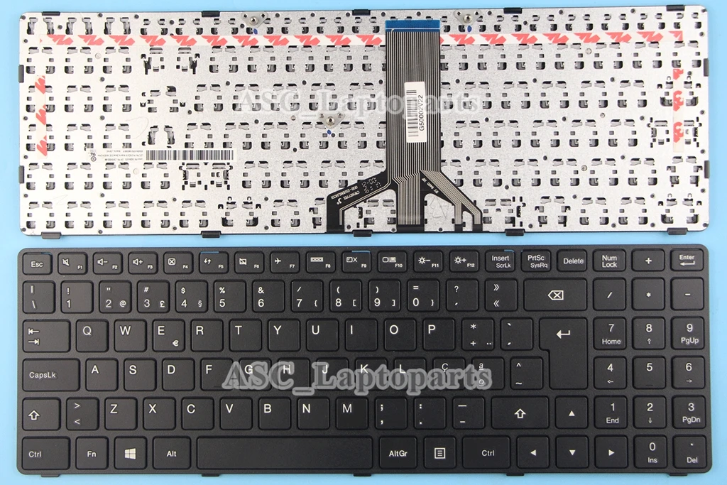 Nuova Tastiera Teclado Portoghese Per Lenovo Ideapad 100 15.6 100-15Ibd 100-15Ibg B50-50 B50-80S2 Cornice Nera Nera Nera