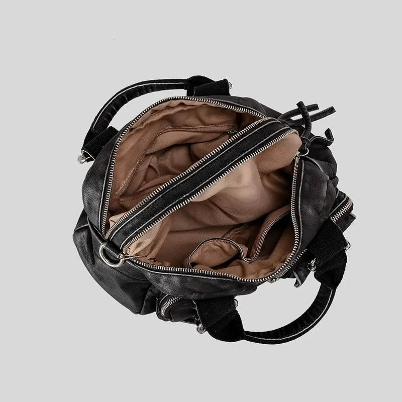 Women Handbag Top-handle Shoulder Tote Bag Satchel Fashion Retro PU Dinner Bag Multi-pockets Shoulder Handbags Phone Money Pack