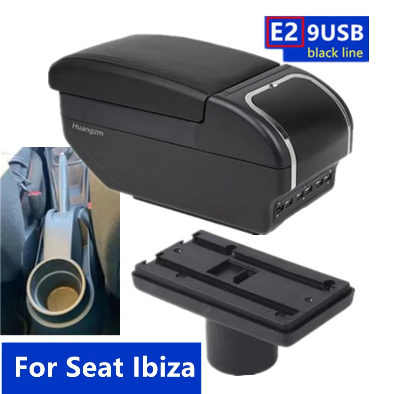 LFOTPP Car Armrest Box Pad für Polo MK6 / Seat Ibiza Typ 6F / Seat