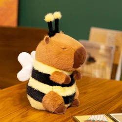 Adorable Bee Capybara Plush Doll - Soft & Creative Stuffed Animal Toy for Birthdays and Room Decor (Bee Capybara)