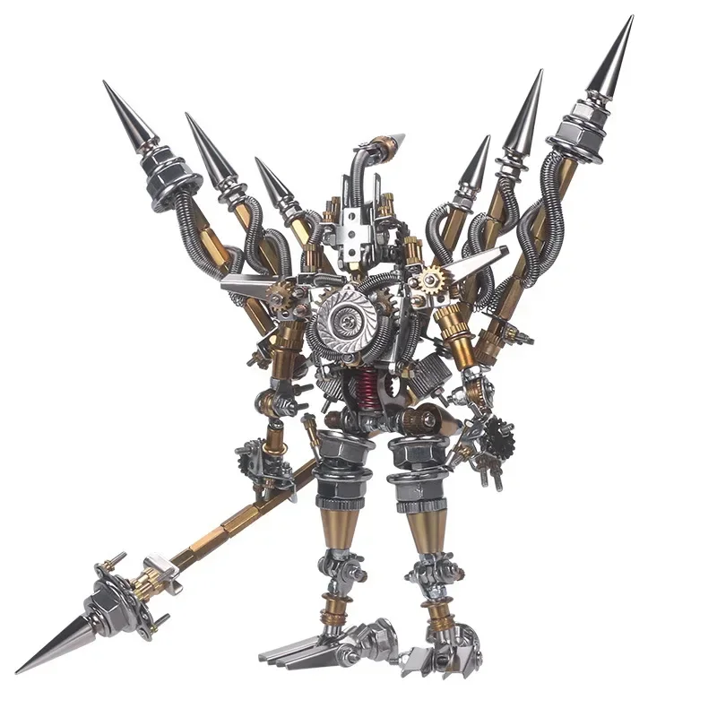 

16cm Mechanical Party Metal Trendy 3D Three-Dimensional Assembled Toys Chinese Style 1/12 Robot Model Creative Collection Crafts