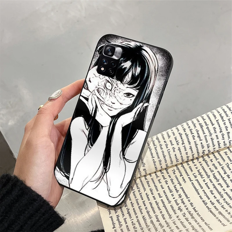 Etui na telefon dla Xiaomi Redmi note 13 12S 12 Pro 11S 11 10 Pro 10S Redmi 10 13C 9C 10C manga Horror Tomie Junji Ito