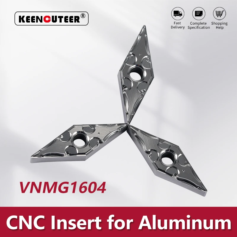 VNMG160402 VNMG160404 VNMG160408 HA H01 Carbide Insert for Aluminum