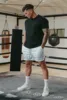 Shorts Men's Sports Mesh Quick Drying Hipster Boxing Leg Training Hole Cloth Muscle Fitness Basketball Hipster Pants 4