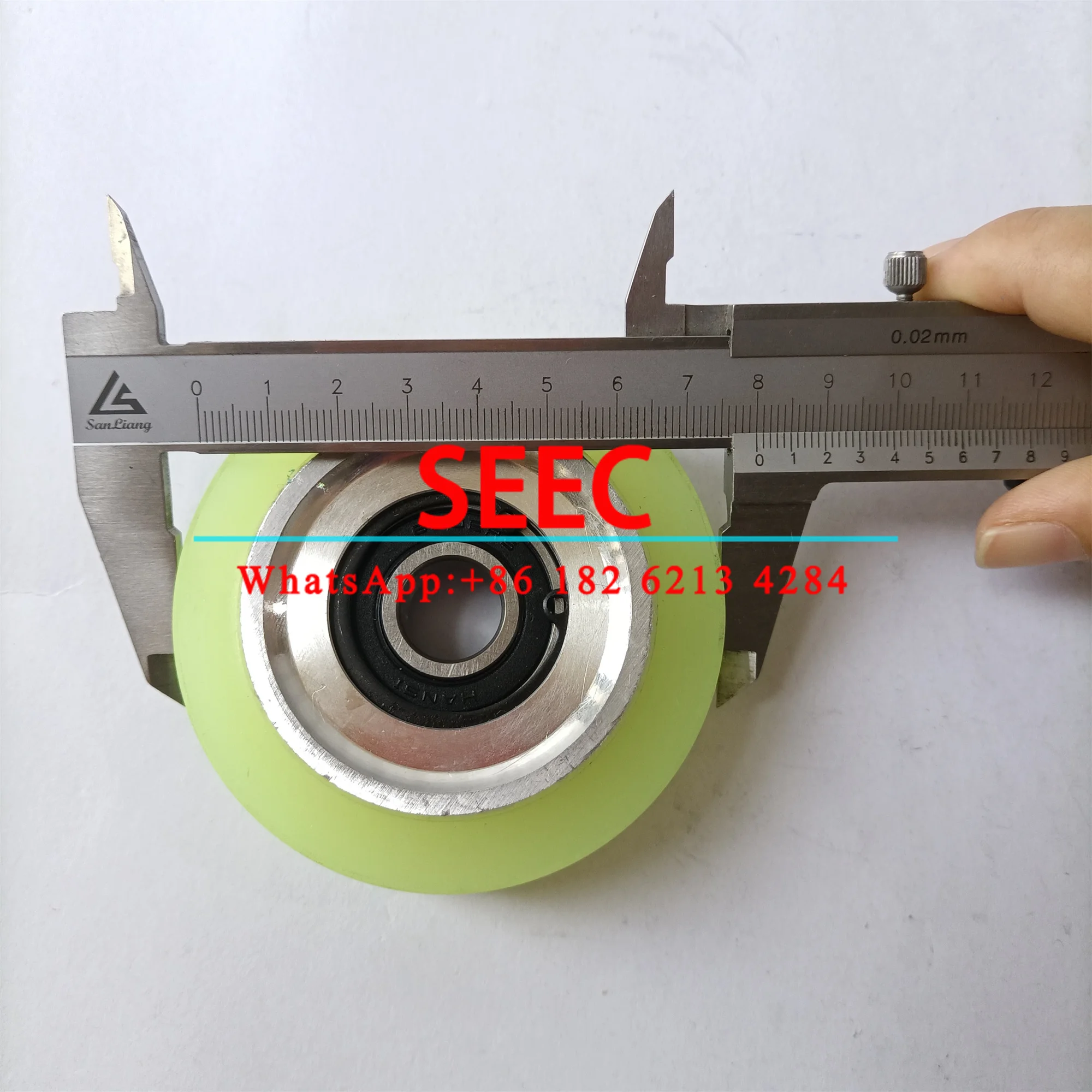 SEEC 80*22 MM Escalator Step Chain Roller OD 80mm W 22mm Bearing 6202RS
