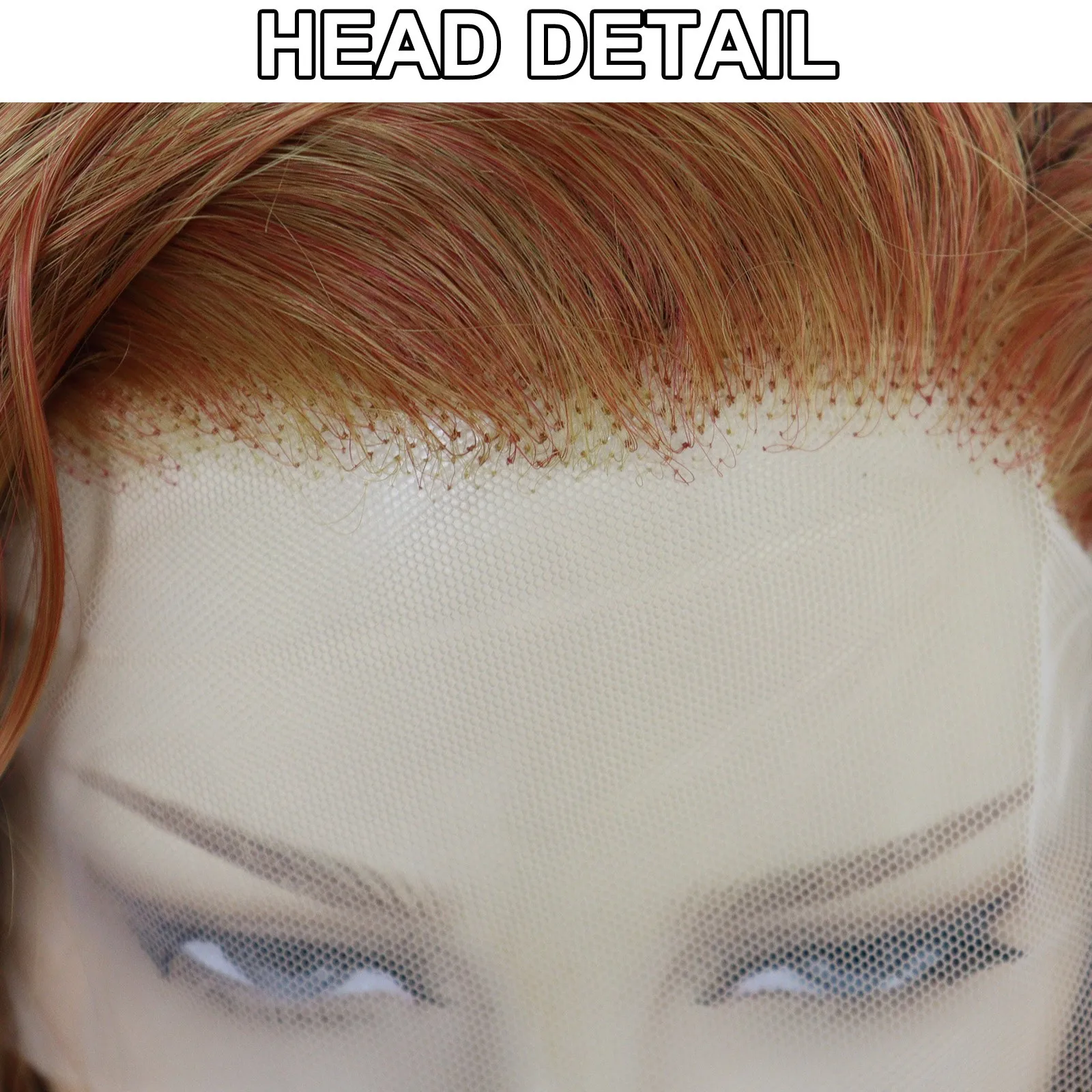 Lace Front Wig 13*2 Shoulder Length Finger Wave Ginger Bob 12 inch Short Ginger Brown Mixed Deep Wave
