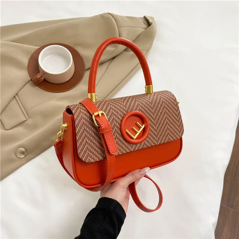 Trendy Designer Paris Inspired Crossbody Bag Luxury Leather Handbag For Women Chic Minimalist Vintage Style Large Capacity 3