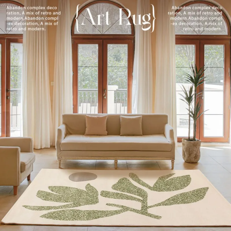 

Light Luxury Lounge Rug Home Washable Floor Mat Modern Minimalist Bedroom Decor Plush Carpet Large Area Carpets for Living Room