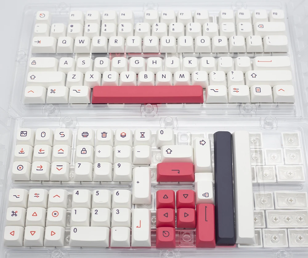 Teclas PBT personalizadas para teclado mecânico, extra-grosso,