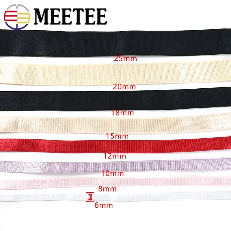 Nylon Elastic Bands - Soft Stretch Ribbon for DIY Sewing & Crafting
