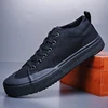 Men Canvas Shoes Casual Lace Up Sneakers Summer Fashion Breathable Vulcanize Shoes Rubber Flats Outdoor Autumn Casual Man Shoes 2