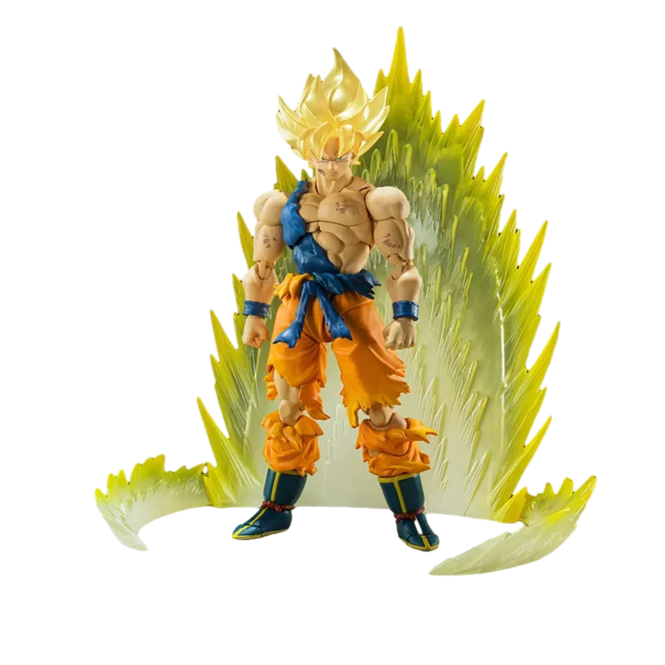 Dragonball Anime Figure Sh Figuarts 15Th Anniversary Super Saiyan Son Goku Anime Action Figures Collezione 15Cm Modello Statua In Pvc