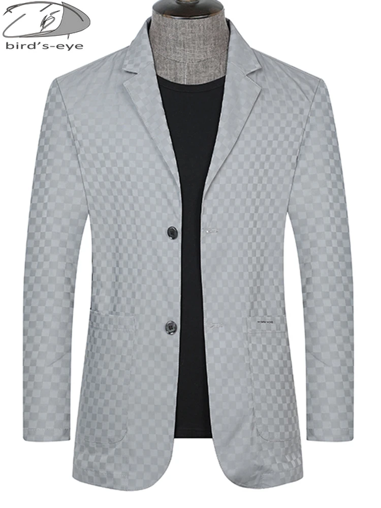 

2022 Brand Clothing Men's High Quality Business Suit Jacket Male Slim Fit Plaid Leisure Blazers Man Plaid Jackets Plus Size 3XL