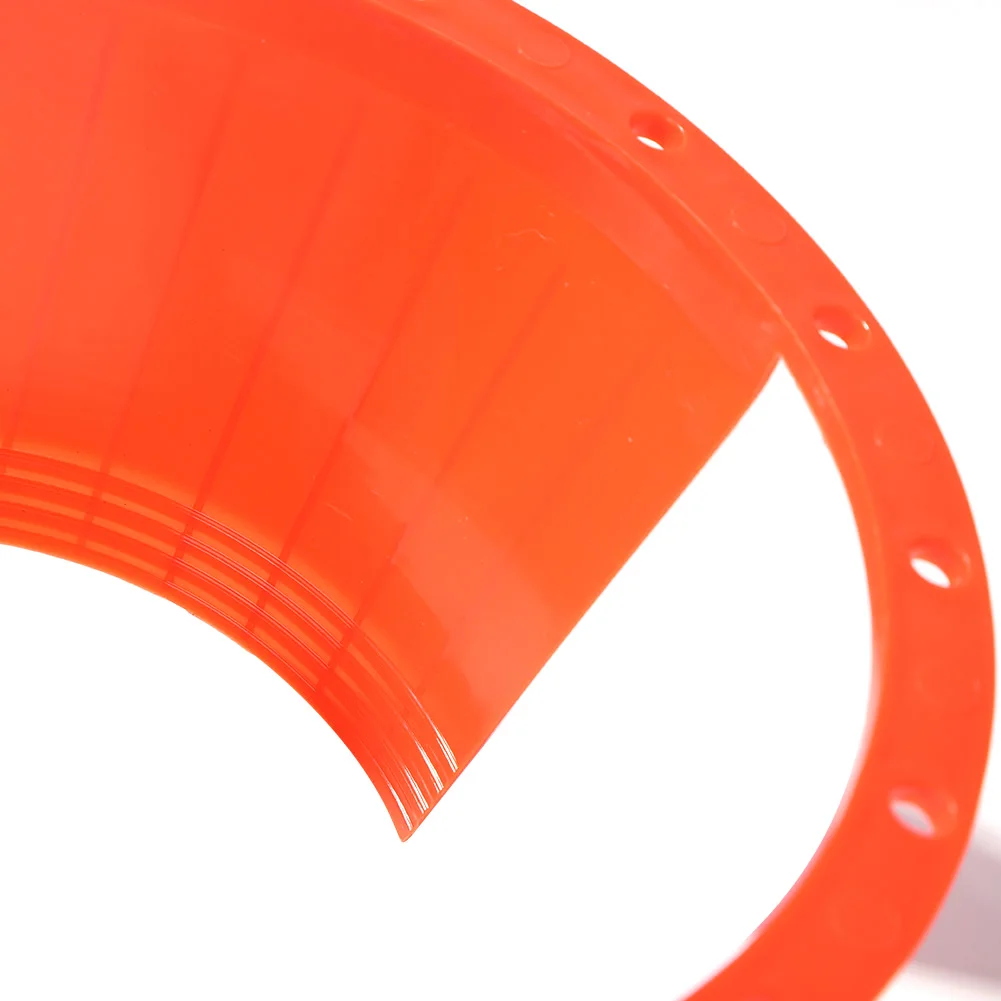 2Pcs 6.5Inch Car Audio Refit Speaker Waterproof Cover Red Audio Rust Protection Pad Universal Car Audio Speaker Ring