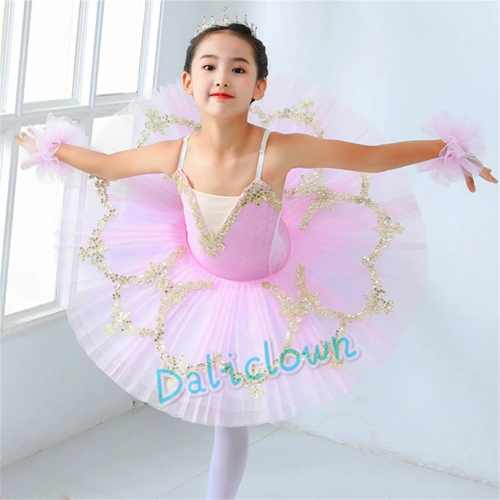 Ballet Tutu Professional Women Girls Ballet Dress Kids Adult Pancake Tutu Ballerina Princess Birthday Party Dress Costume ballet dress girls dance costumes tutu skirt