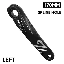 BUCKLOS Aluminum Alloy Bicycle Crank Arms for Spinning and MTB Repair (L-SPLINE-170)
