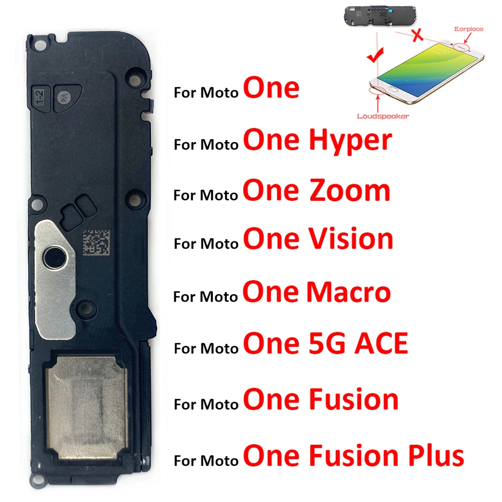 Altoparlante Altoparlante Inferiore Altoparlante Buzzer Suoneria Cavo Flessibile Per Motorola Moto One Vision Hyper Fusion Plus Zoom Macro One 5G Ace