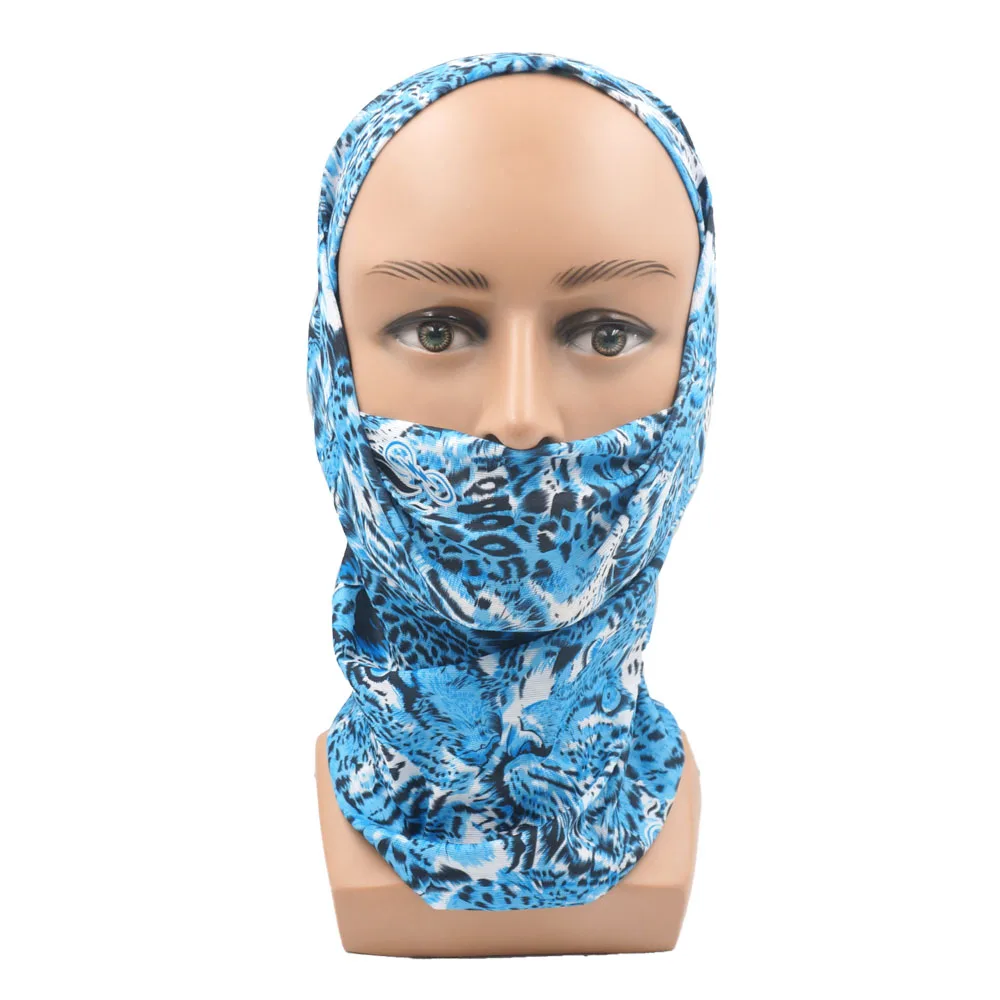 SEAMLESS TUBE FISHING Scarf Gradient Windpproof Head Scarves Men