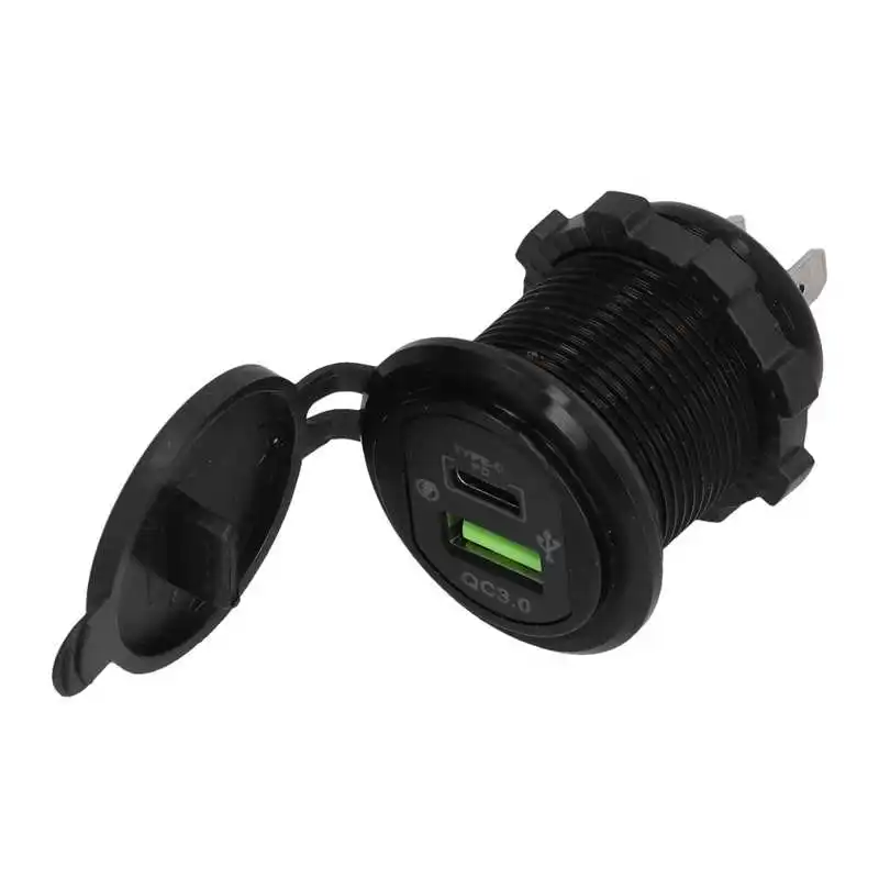 Auto Usb Power Socket Pd+qc3.0 Fast Charge Modified Car Charger Smart