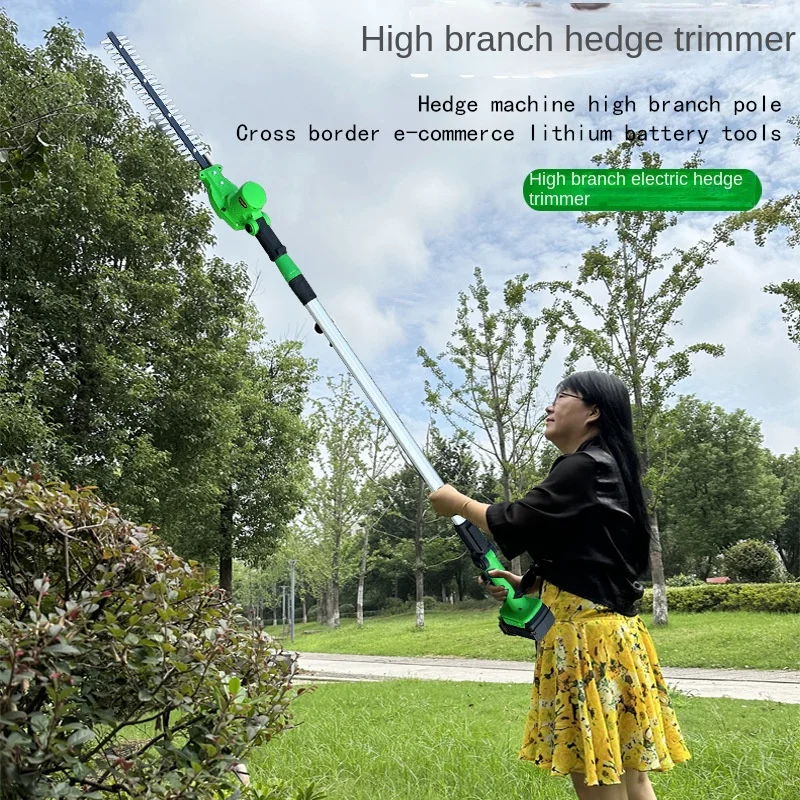 24v Electric High-Branch Hedge Trimmer Gardening Telescopic Extension Pole High-Altitude Pruning Shears 헤지 트리머 무선 헤지 트리머 헤지트리머 3