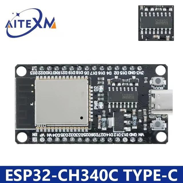 ตัวเลือกสินค้า ESP32 บอร์ดพัฒนา WiFi + Bluetooth ประหยัดพลังงาน