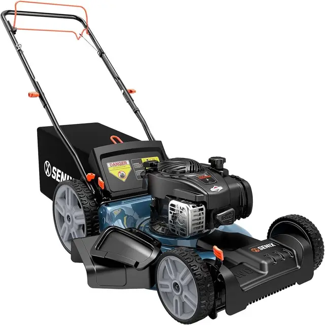 21 Briggs & Stratton 140cc Self-Propelled Gas Lawn Mower with Bagging, Mulching, 6-Height Adjustments 1
