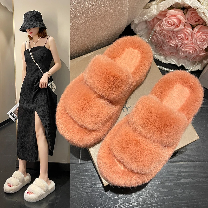 Plush Criss-Cross Slippers  Soft slippers, Faux fur slippers