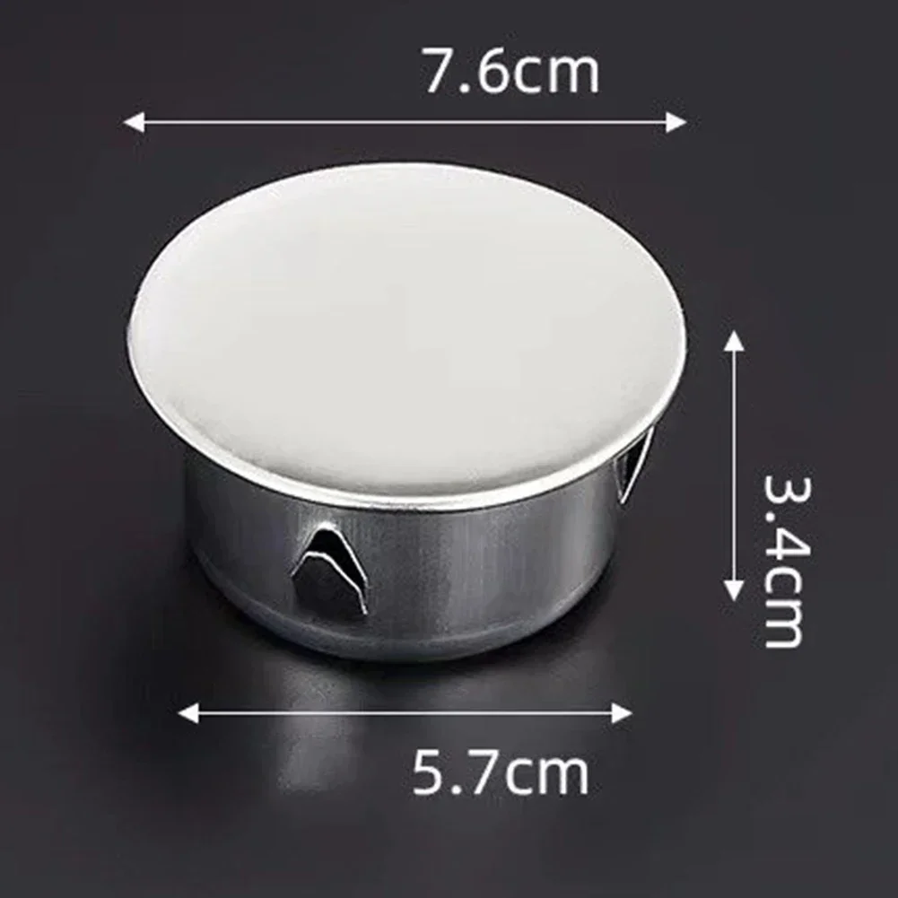 Chimney Cover Inner Plug Cover Stainless Steel Stove Pipe Lid Ventilation Ducts Wall Air Outlet Roof Pipe Odor Proof Plug chimney cap