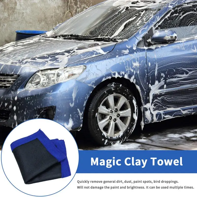 Car Detailing Magic Clay Towel Paint Repair Microfiiber Cloths Car Clean  Before Waxing Auto Cleaning Towel 11.8''x11.8'' - AliExpress