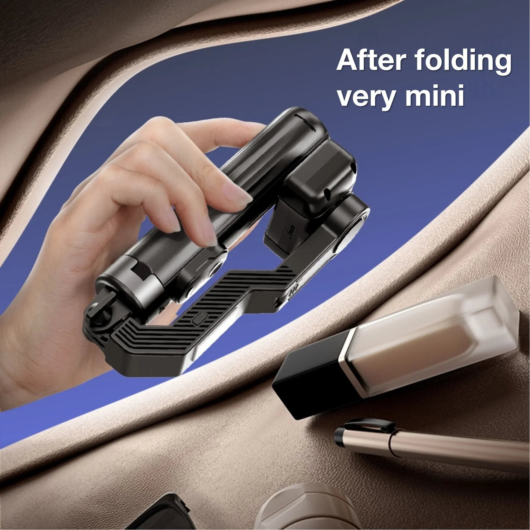 حامل هاتف Gimbal متعدد الوظائف، عصا سيلفي محمولة ب...