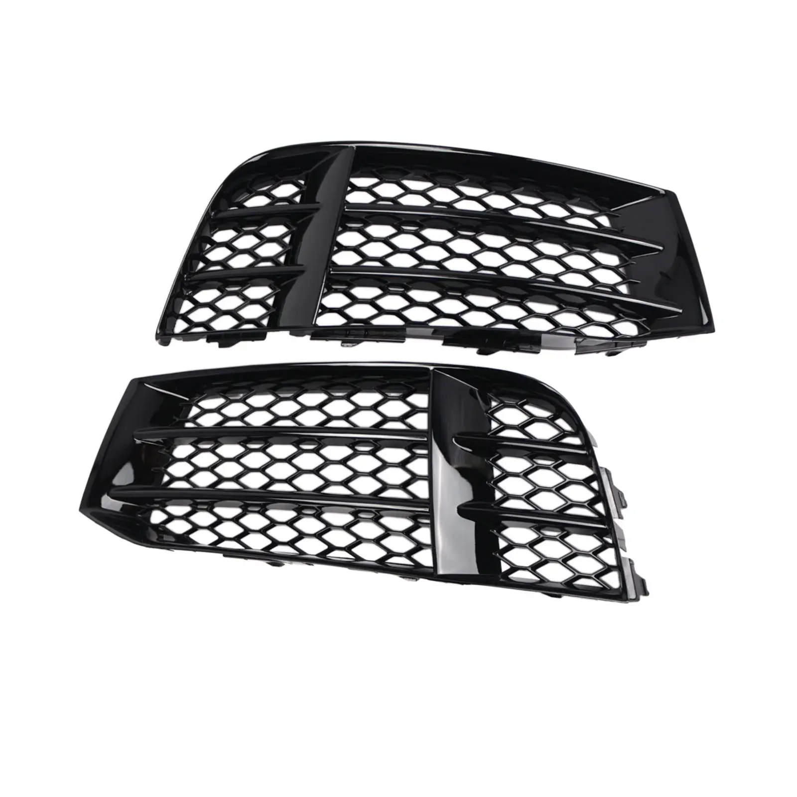 

2 Pieces Front Bumper Grill Cover Mesh Grille Guards Durable 8T0807681F 8T0807682F for RS5 Sportback Automotive Accessories
