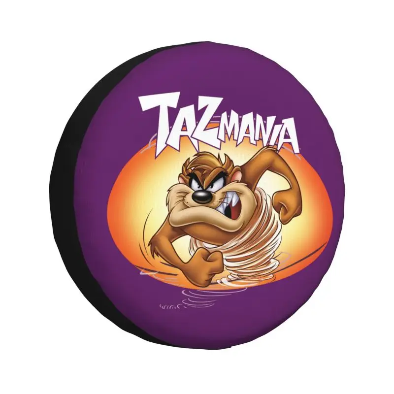 

Taz Mania Tasmanian Devil Spare Tire Cover for Jeep Hummer Cartoon Comic SUV RV Camper Car Wheel Protectors Accessories