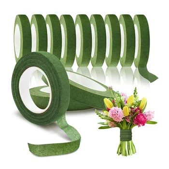 Green Floral Tape Roll 1