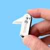 1pcs Stainless Steel Mini Gear Knife Sharp Portable Pocket Folding Knife Key Chain Pendant Unpacking Express Tool 5
