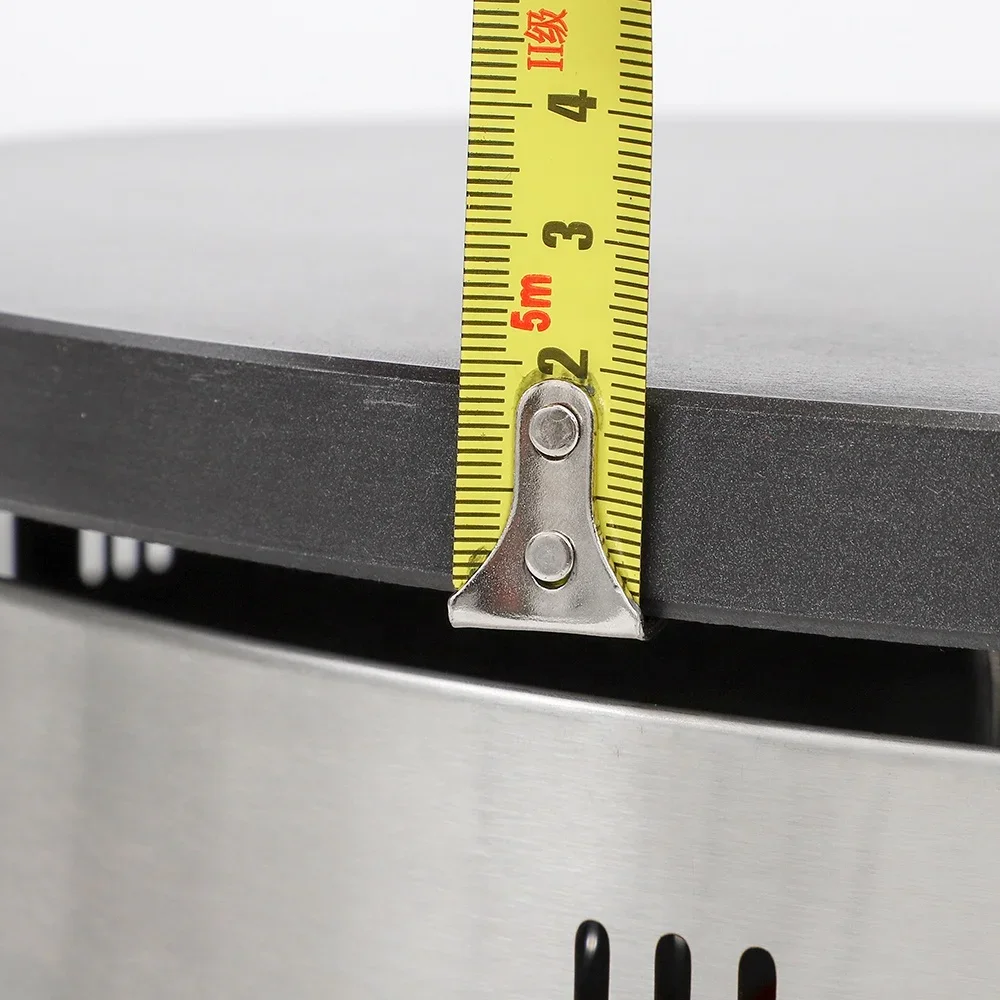 Snack Equipment Home 360 Rotatable Electric Gas Crepe Maker Diameter 40CM Large Turntable Class Halberd Furnace 6