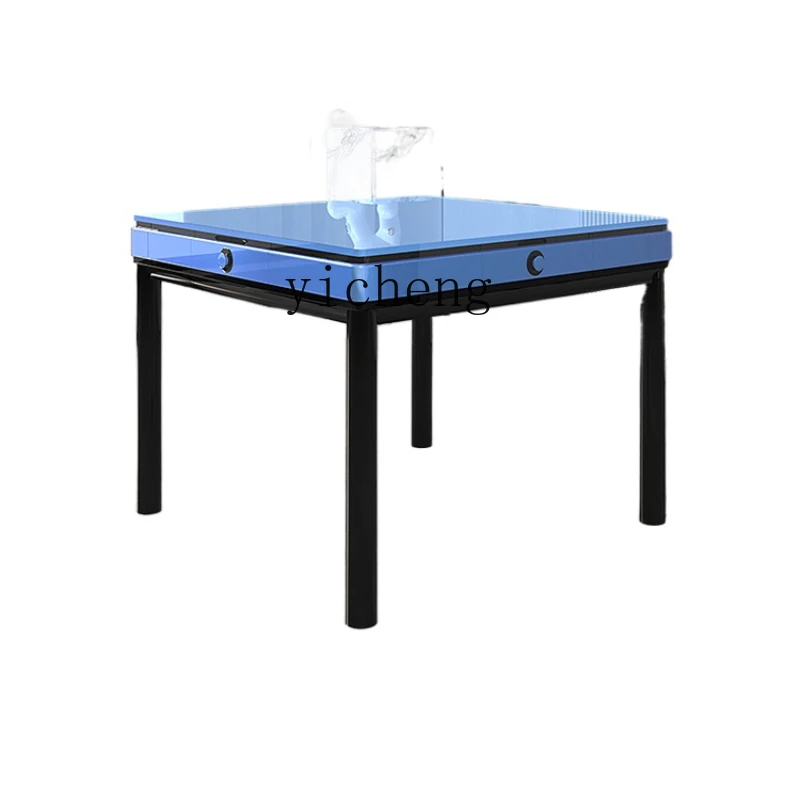 

XL Roller Coaster Mahjong Machine Full-Automatic Rotor Push-Free Plate Low Noise Multifunctional Mahjong Table