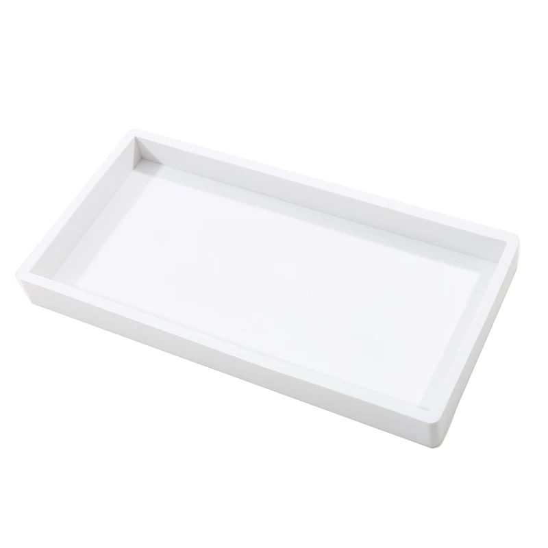 Kitchen Dish Soap Holder Silicone Dishwashing Brush Seasoning Jar Organize Tray Bathroom Vanity Organizer Home Decor 5