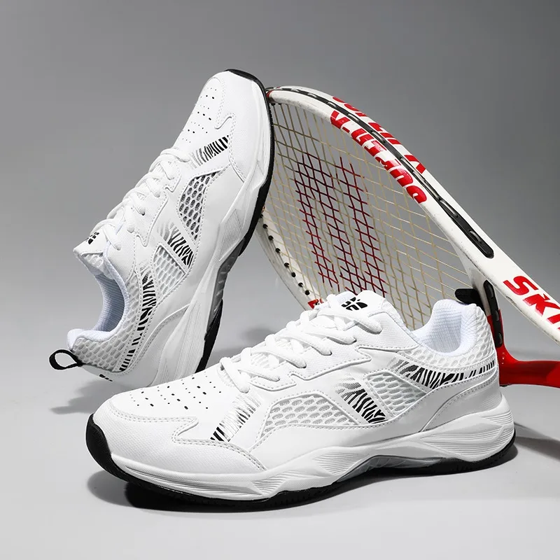 전문 배드민턴 신발 메쉬 통기성 테니스 신발 초경량 실내 코트 신발 내구성이 뛰어난 탁구 신발 남여 공용