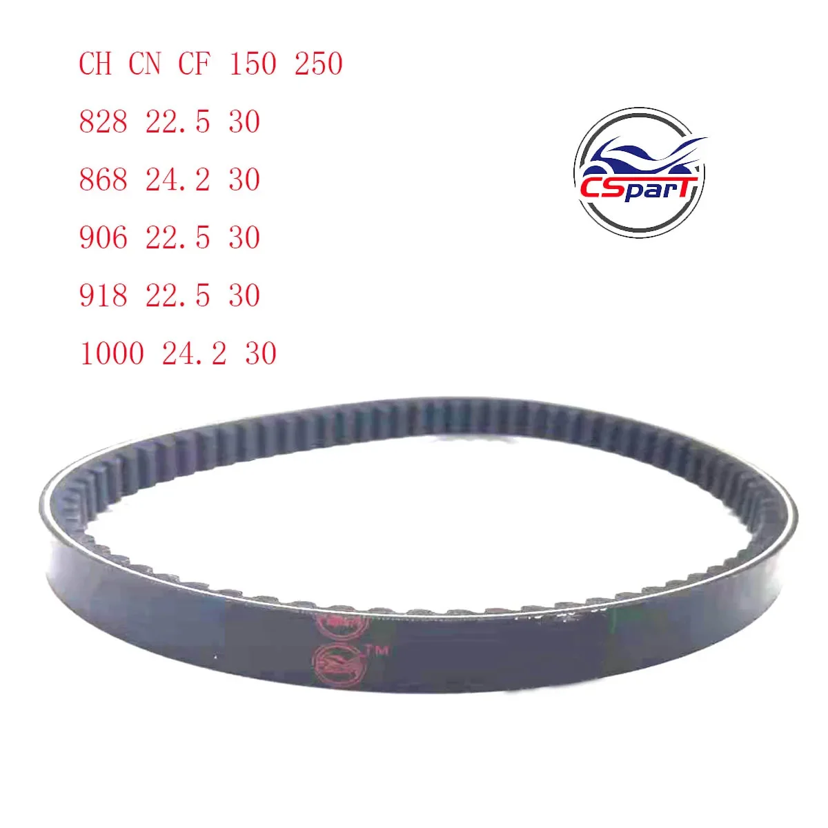 Drive Timing Belt 828 868 906 918 1000 22.5 24.2 30 CVT Drive Belt Helix 250CC CN250 Elite CH250 Scooter ATV Baotian Kazuma Jonway Parts